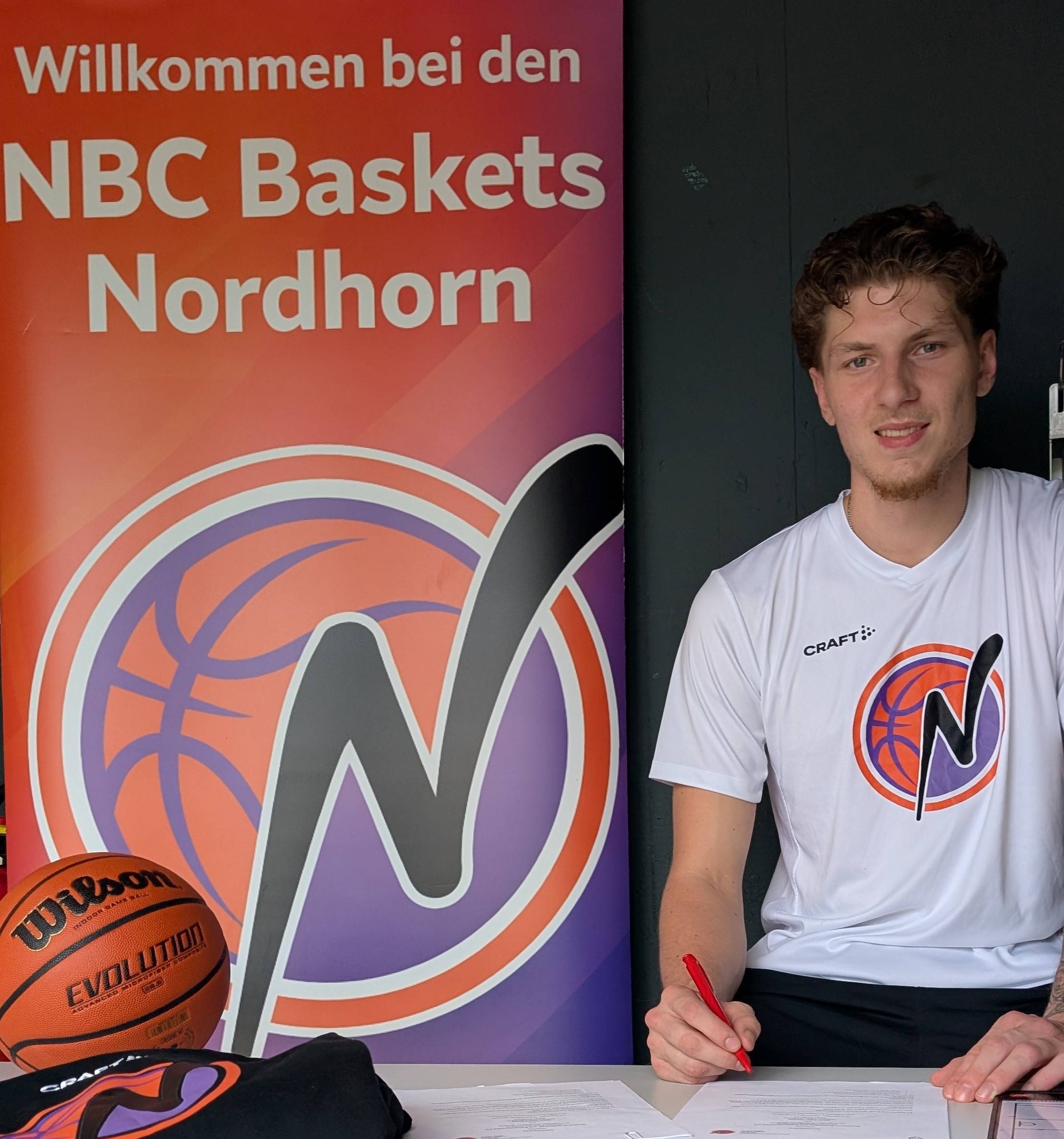 Jegor Cymbal bei den NBC Baskets Nordhorn