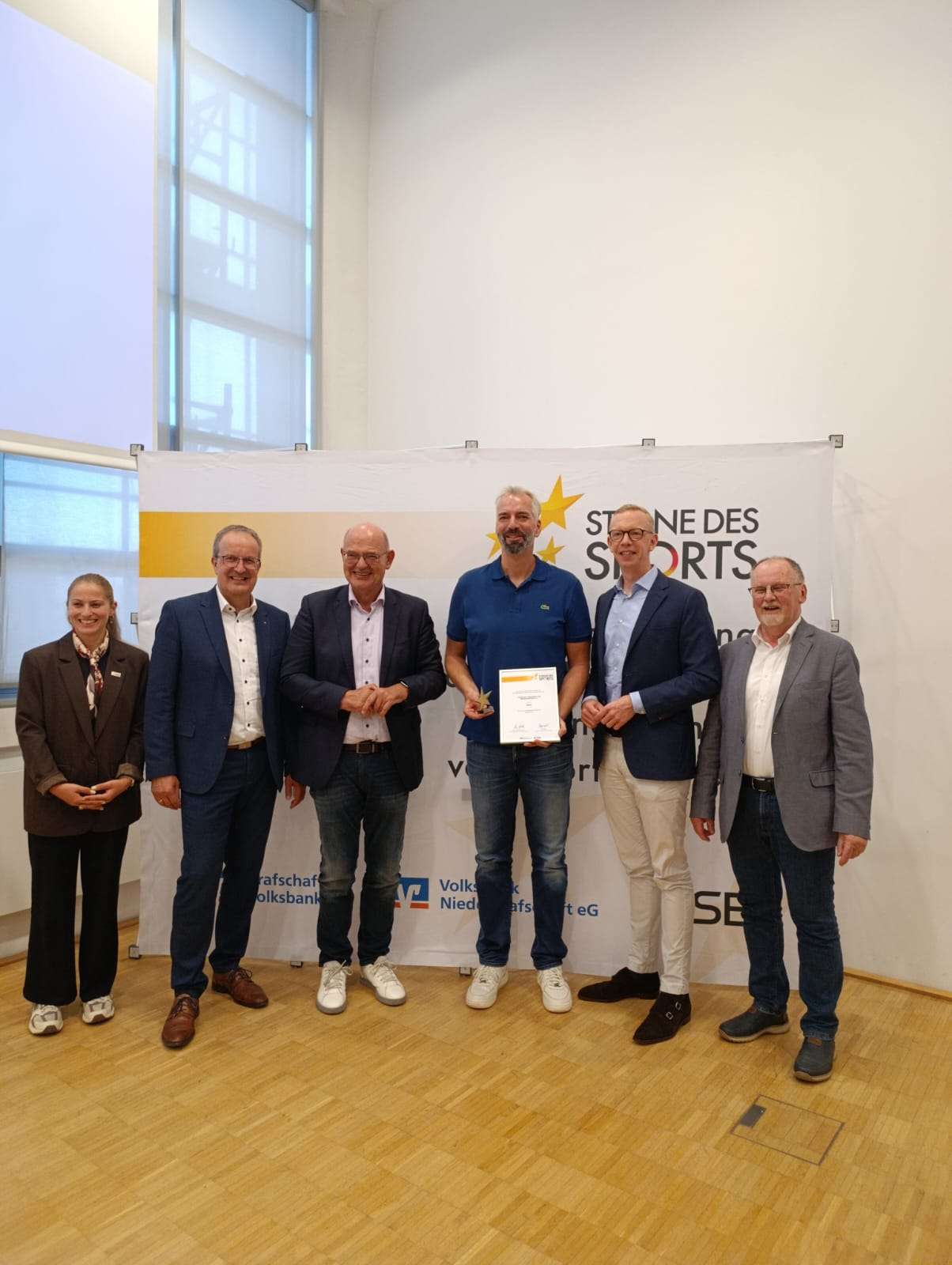 Simon Sperling bei der Preisverleihung der Sterne des Sports