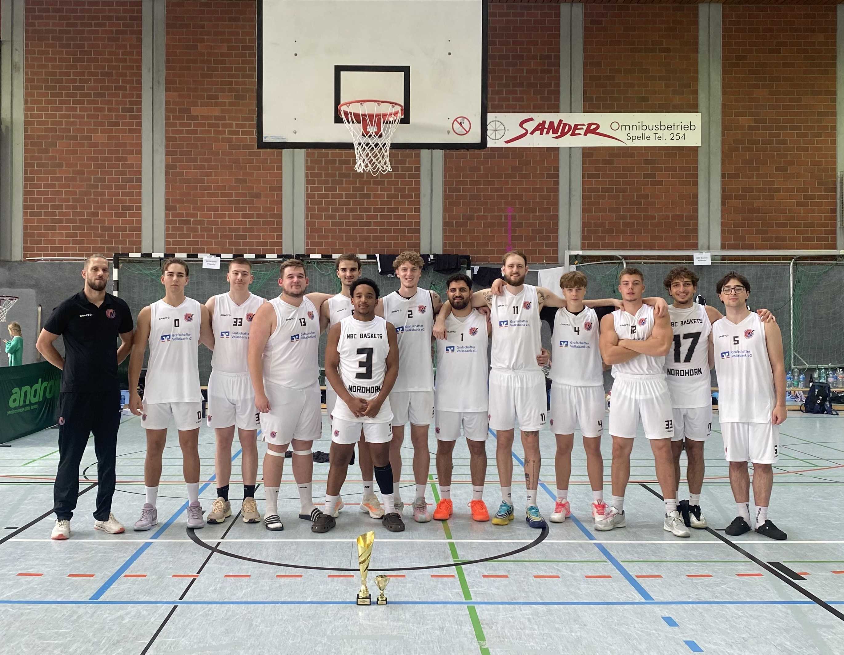 Die 1. Herren der NBC Baskets beim Vorbereitungsturnier in Spelle